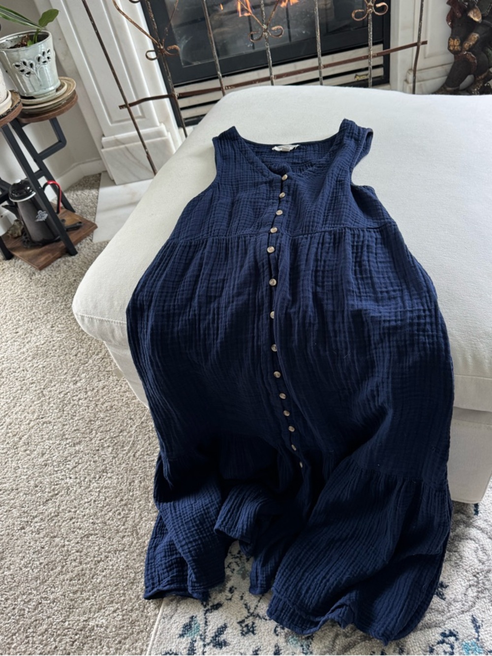 Navy sundress with pockets! 😎 - Picture 4 of 4